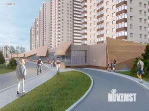 3-к квартира, строящийся дом, 72м2, 17/25 этаж