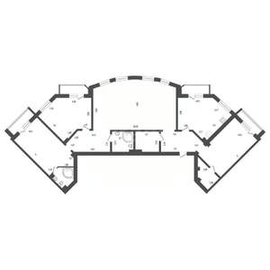 4-к квартира, вторичка, 206м2, 6/10 этаж