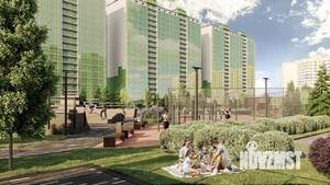 1-к квартира, строящийся дом, 40м2, 9/19 этаж