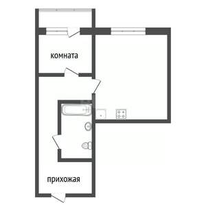1-к квартира, вторичка, 41м2, 2/25 этаж