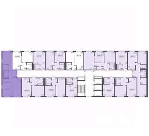 3-к квартира, вторичка, 65м2, 7/17 этаж