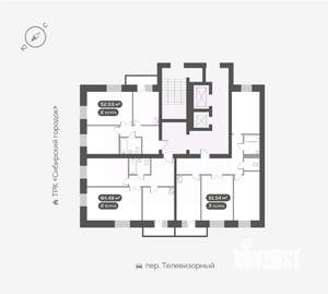 2-к квартира, вторичка, 64м2, 16/16 этаж