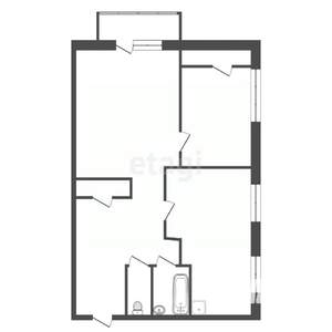 3-к квартира, вторичка, 51м2, 2/5 этаж