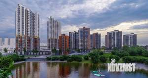 1-к квартира, строящийся дом, 43м2, 9/17 этаж