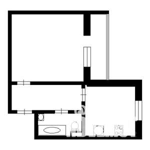 1-к квартира, вторичка, 38м2, 3/9 этаж