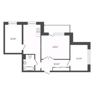 3-к квартира, вторичка, 67м2, 5/10 этаж