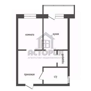 1-к квартира, вторичка, 55м2, 5/19 этаж