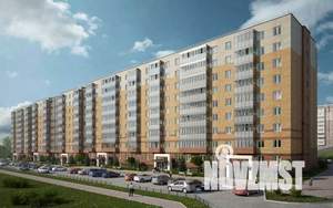 1-к квартира, строящийся дом, 57м2, 3/9 этаж