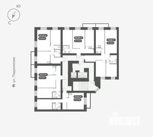 2-к квартира, вторичка, 56м2, 9/16 этаж