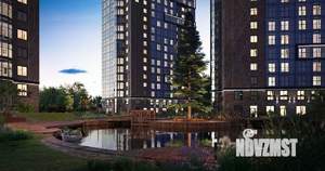 2-к квартира, строящийся дом, 65м2, 16/17 этаж