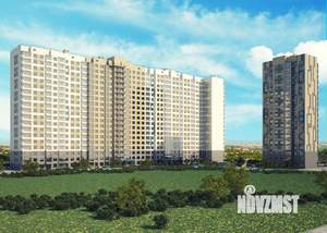 2-к квартира, строящийся дом, 55м2, 8/19 этаж