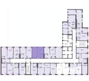 2-к квартира, вторичка, 37м2, 14/17 этаж