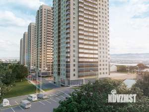 2-к квартира, строящийся дом, 65м2, 11/25 этаж