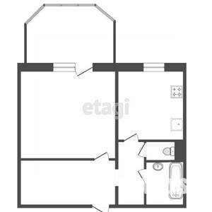 1-к квартира, вторичка, 41м2, 10/10 этаж