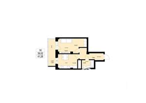1-к квартира, вторичка, 41м2, 9/24 этаж