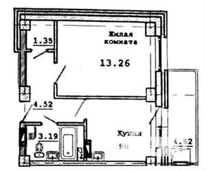 1-к квартира, вторичка, 30м2, 15/24 этаж