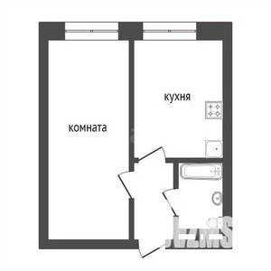 1-к квартира, вторичка, 33м2, 2/20 этаж