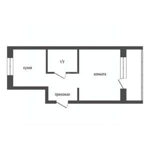 1-к квартира, вторичка, 40м2, 16/18 этаж