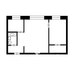 2-к квартира, вторичка, 46м2, 5/5 этаж