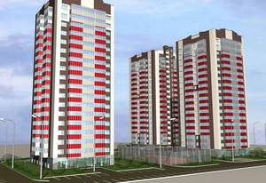 1-к квартира, строящийся дом, 42м2, 8/20 этаж