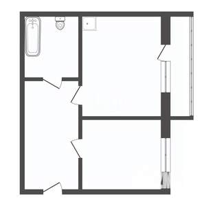 2-к квартира, вторичка, 41м2, 2/17 этаж