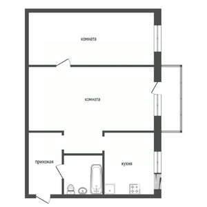 2-к квартира, вторичка, 45м2, 5/5 этаж