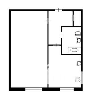 1-к квартира, вторичка, 31м2, 1/5 этаж