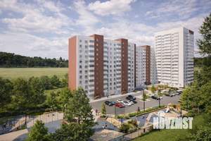 2-к квартира, строящийся дом, 53м2, 10/17 этаж