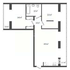 3-к квартира, вторичка, 130м2, 13/14 этаж