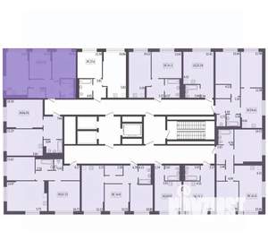 3-к квартира, вторичка, 52м2, 5/17 этаж