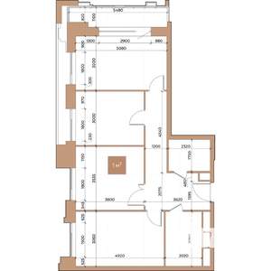 3-к квартира, строящийся дом, 77м2, 2/24 этаж