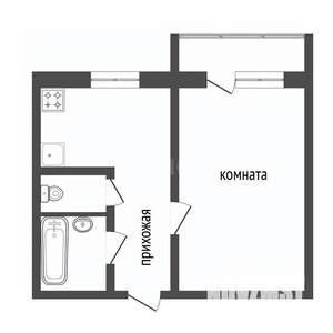 1-к квартира, вторичка, 32м2, 7/10 этаж
