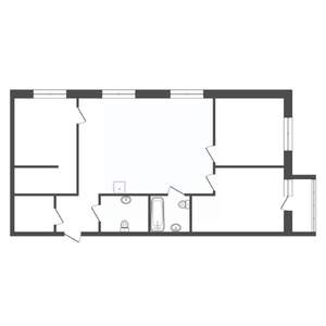 3-к квартира, вторичка, 87м2, 15/16 этаж