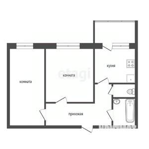 2-к квартира, вторичка, 53м2, 7/15 этаж