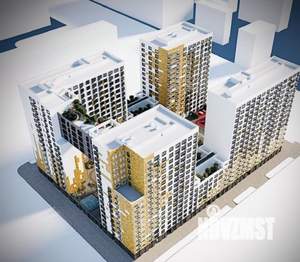 3-к квартира, строящийся дом, 63м2, 9/17 этаж