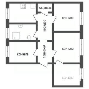 4-к квартира, вторичка, 83м2, 4/4 этаж