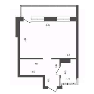 Студия квартира, вторичка, 35м2, 22/25 этаж