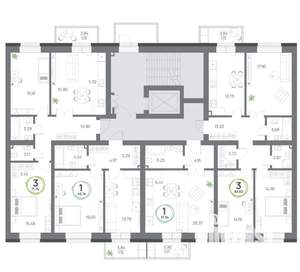 3-к квартира, вторичка, 84м2, 4/8 этаж