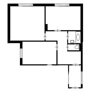 2-к квартира, вторичка, 63м2, 1/16 этаж