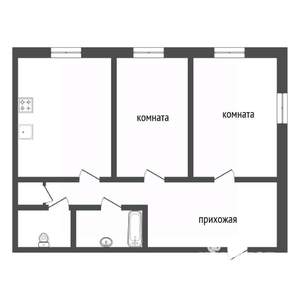 2-к квартира, вторичка, 61м2, 10/25 этаж