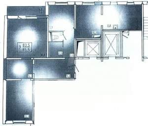 3-к квартира, сданный дом, 84м2, 10/13 этаж