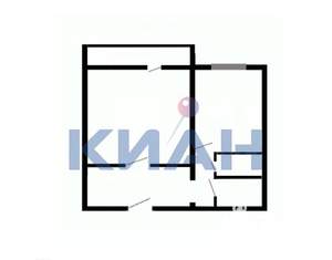 1-к квартира, вторичка, 40м2, 2/10 этаж