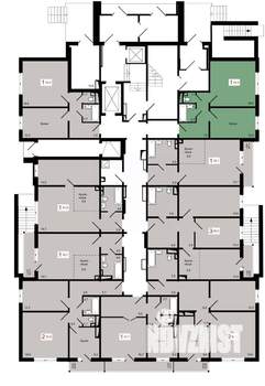 1-к квартира, строящийся дом, 42м2, 1/17 этаж