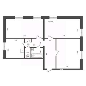 3-к квартира, вторичка, 80м2, 5/5 этаж