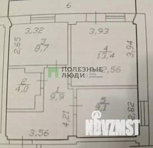 2-к квартира, вторичка, 45м2, 6/10 этаж