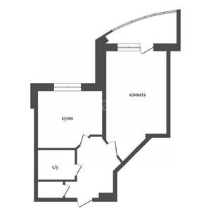 1-к квартира, вторичка, 41м2, 6/10 этаж