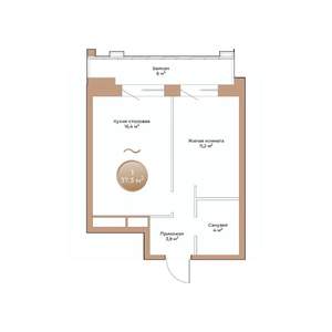 1-к квартира, вторичка, 37м2, 11/24 этаж