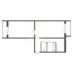 2-к квартира, вторичка, 48м2, 2/5 этаж