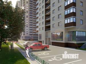 1-к квартира, строящийся дом, 44м2, 19/25 этаж