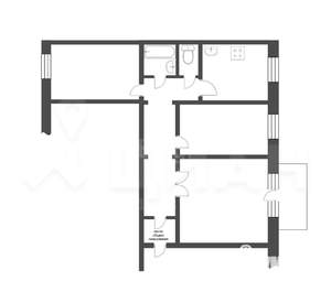 3-к квартира, вторичка, 66м2, 5/9 этаж
